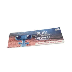 Cuponera 100 Voucher Recarga de agua de 20 Lts.